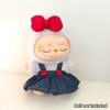 Mini Doll'S Clothes Outfit Accessories For 15-17cm Ropa Labubu & 10cm Cotton Doll Love Hoodie Pink Yarn Skirt Clothing No Doll - Image 17