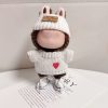 17cm Lafufu Dolls Clothing The Monster Outfit Accessories For Sitting Party Lafufu Letter Hat Love Sweater Casual Shoes - Image 3