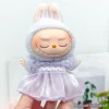 Stylish Daisy & Straw Hat For 3.0 Labubu Ropa Chic Dress With Pearl Headdress - Cute & Elegant Labubu-Themed Outfit - Image 8