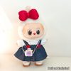 Mini Doll'S Clothes Outfit Accessories For 15-17cm Ropa Labubu & 10cm Cotton Doll Love Hoodie Pink Yarn Skirt Clothing No Doll - Image 23