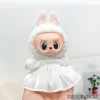 Stylish Daisy & Straw Hat For 3.0 Labubu Ropa Chic Dress With Pearl Headdress - Cute & Elegant Labubu-Themed Outfit - Image 9