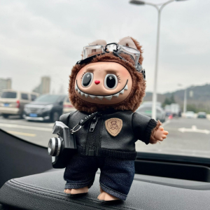 Labubu Kit-Labubu Dool+Coat, Pants, Camera (with flash and sound), Glasses