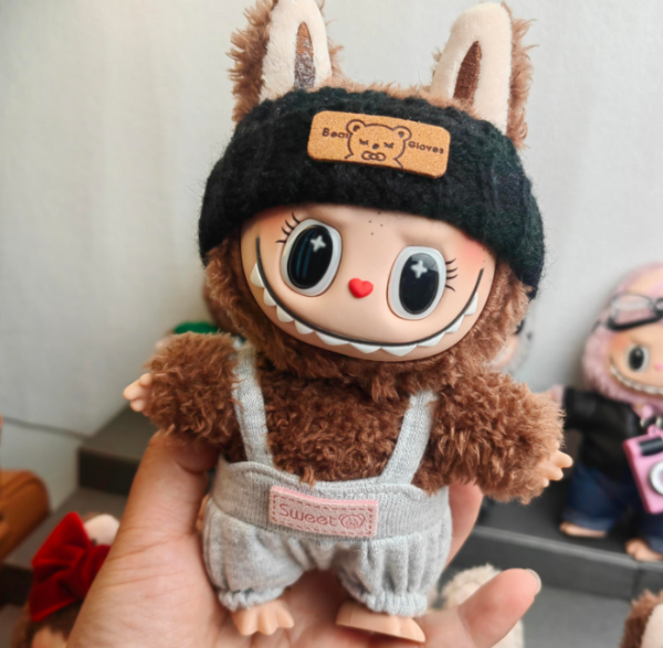 Labubu Doll+Clothe+Hat