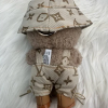 Labubu outfits Plush Doll Replacing Overalls Clothes Set No Toys Color Beige - Image 5
